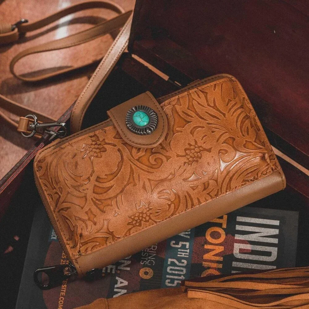 Women’s Vintage Crossbody Handbag Pu Leather Small Wallet Purse Clutch